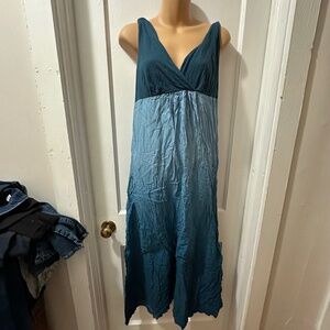 Liz Lange Maternity Blue Ombre Tank Dress in M